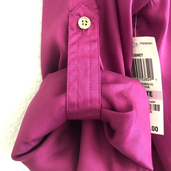 NWT PETITE Charter Club Button Down Top - Picture 6 of 6